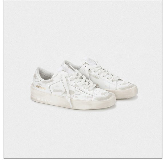  Superstar Leather Upper Suede Star Laminated Heel Mens Sneaker